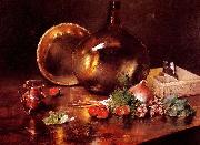 William Merritt Chase Still Life Brass and Glass Date Sweden oil painting artist